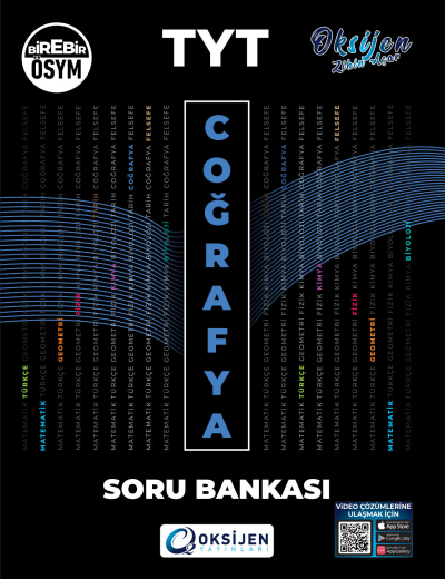 TYT Coğrafya Soru Bankası Oksijen Yayınları