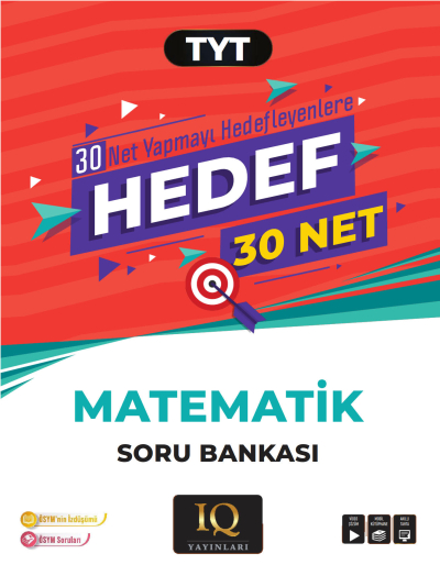 TYT Matematik Hedef 30 Soru Bankası IQ Yayınları ANKA Fotokopi