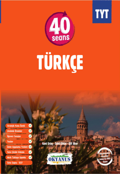 Tyt 40 Seans Türkçe Okyanus Yayıncılık ANKA Fotokopi