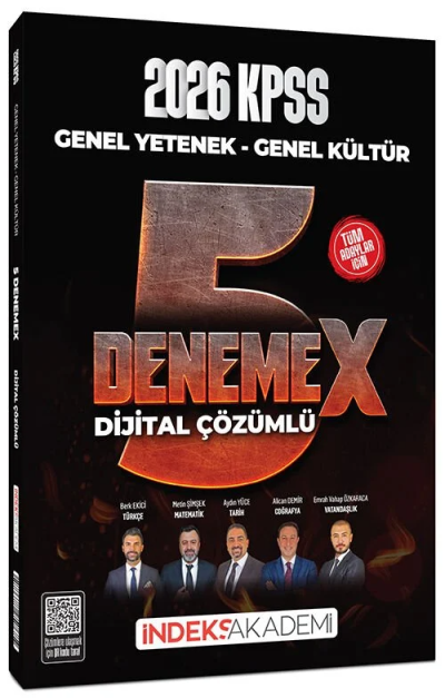 2026 KPSS Genel Yetenek Genel Kültür 5 DenemeX Çözümlü İndeks Akademi Yayıncılık ANKA Fotokopi