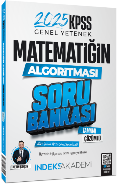 2025 KPSS Matematik Matematiğin Algoritması Soru Bankası Çözümlü İndeks Akademi Yayıncılık ANKA Fotokopi