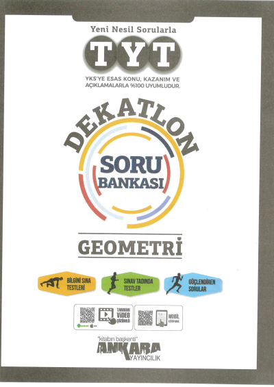 TYT GEOMETİ DEKATLON SORU BANKASI ANKA Fotokopi