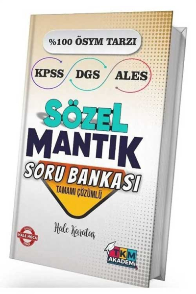 SÖZEL MANTIK SORU BANKASI TAMAMI ÇÖZÜMLÜ HALE KARATAŞ ANKA Fotokopi