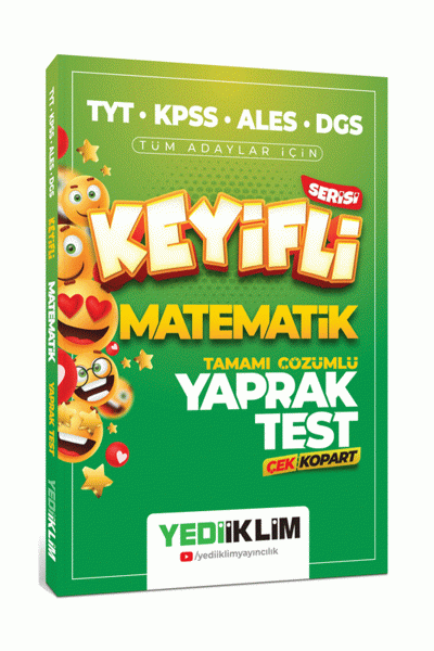 Keyifli Matematik Tamamı Çözümlü Yaprak Test Çek Kopart ANKA Fotokopi