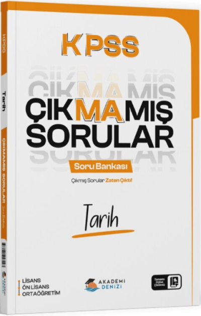KPSS Tarih Çıkmamış Sorular Soru Bankası Akademi Denizi ANKA Fotokopi