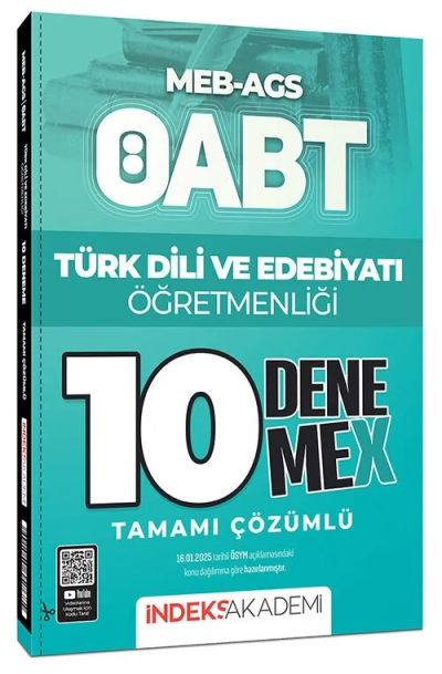 2026 ÖABT MEB-AGS Türk Dili ve Edebiyatı Öğretmenliği 10 DenemeX Çözümlü İndeks Akademi Yayıncılık ANKA Fotokopi