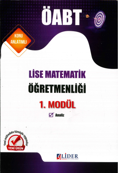 LİSE MATEMATİKÖĞRETMENLİĞİ 1. MODÜL (ANALİZ) KONU ANLATIM ANKA Fotokopi