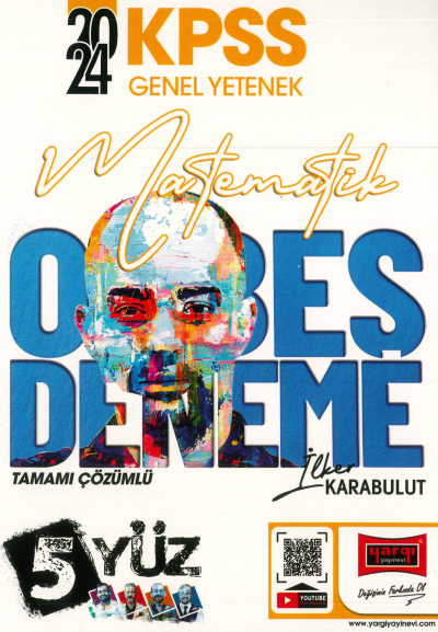 MATEMATİK 15 DENEME TAMAMI ÇÖZÜMLÜ (5 YÜZ SERİSİ)