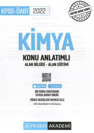 KİMYA KONU ANLATIMLI ALAN BİLGİSİ- ALAN EĞİTİMİ ANKA Fotokopi