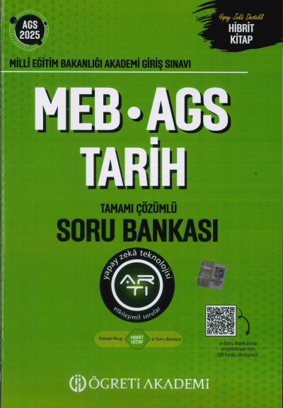 2025 MEB-AGS Tarih Soru Bankası Çözümlü Öğreti Akademi Yayınları ANKA Fotokopi