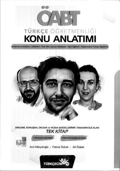 ÖABT TÜRKÇE KONU ANLATIMI TEK KİTAP ANKA Fotokopi