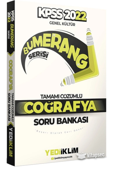 2022 KPSS Genel Kültür Bumerang Coğrafya Tamamı Çözümlü Soru Bankası ANKA Fotokopi