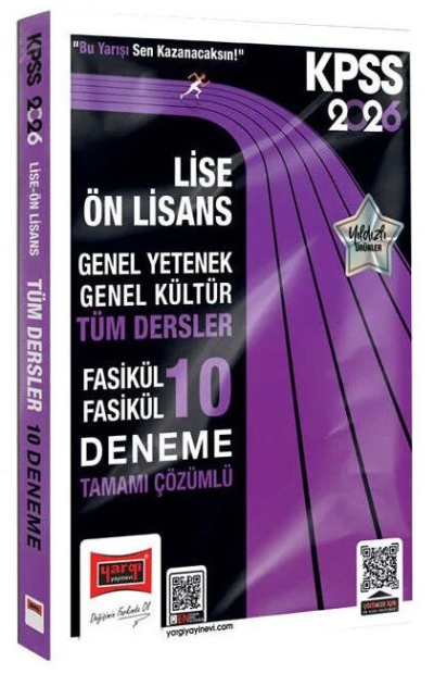 2026 KPSS GKGY Lise Ön Lisans Tüm Dersler Fasikül Fasikül Tamamı Çözümlü 10 Deneme Yargı Yayınları ANKA Fotokopi
