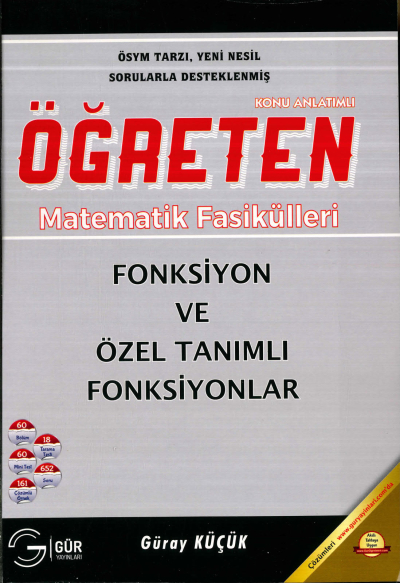 TYT-AYT ÖĞRETEN MATEMATİK FONKSİYON VE ÖZEL TANIMLI FONKSİYONLAR KONU ANLATIMLI