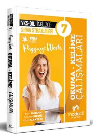 YKS Dil İngilizce Sınav Stratejileri 7 Okuma Kelime Çalışmaları Modadil Yayınları ANKA Fotokopi