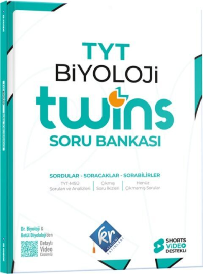 TYT Twins Biyoloji Soru Bankası KR Akademi Yayınları
