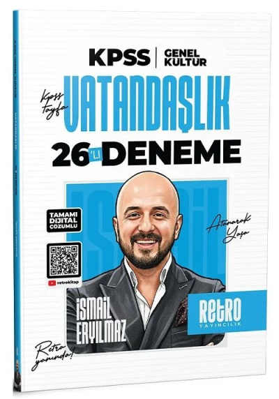 2026 KPSS Genel Kültür Vatandaşlık 26'lı Deneme Retro Yayıncılık ANKA Fotokopi