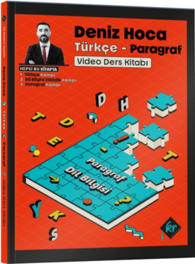 Deniz Hoca Tüm Sınavlar İçin Türkçe Video Ders Kitabı KR Akademi Yayınları ANKA Fotokopi