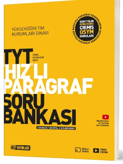 TYT Paragraf Soru Bankası Hız Yayınları ANKA Fotokopi