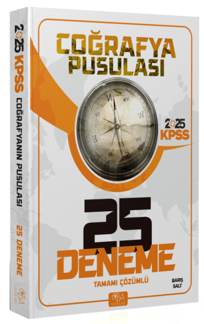 2025 KPSS Coğrafya Pusulası Tamamı Çözümlü 25 Deneme CBA Akademi ANKA Fotokopi