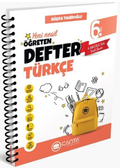 6. Sınıf Türkçe Yeni Nesil Öğreten Defter Çanta Yayınları