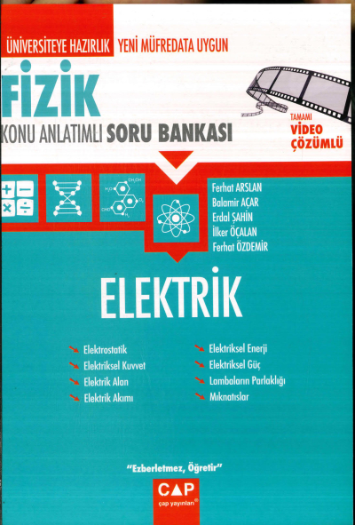 TYT-AYT FİZİK ELEKTRİK KONU ANLATIMLI SORU BANKASI