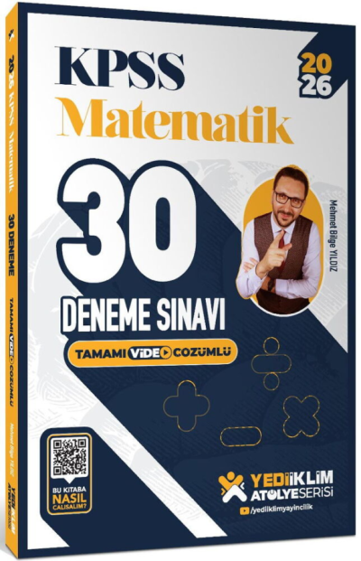 2026 KPSS Matematik Atölye Serisi 30 Deneme Yediiklim ANKA Fotokopi