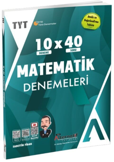 Alternatif Yayınları TYT Matematik 10 x 40 Branş Denemeleri ANKA Fotokopi