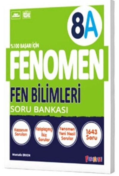 8. Sınıf Fen Bilimleri A Fenomen Soru Bankası Fenomen Kitap ANKA Fotokopi
