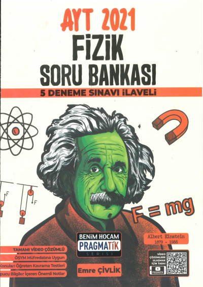 AYT Fizik Soru Bankası 5 Deneme Sınavı İlaveli Pragmatik Serisi