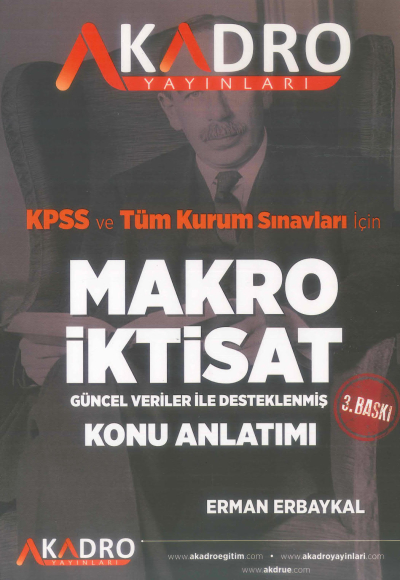 KPSS A Grubu Makro İktisat Konu Anlatımlı Erman Erbaykal 3. Baskı A Kadro Yayınları ANKA Fotokopi