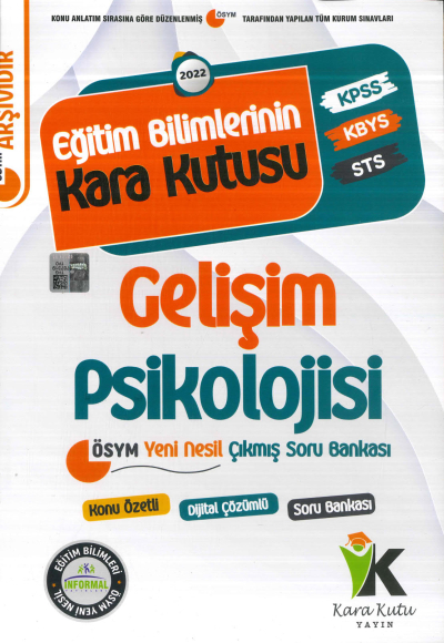 GELİŞİM PSİKOLOJİSİ KONU ÖZETLİ DİJİTAL ÇÖZ. SORU BANKASI ANKA Fotokopi