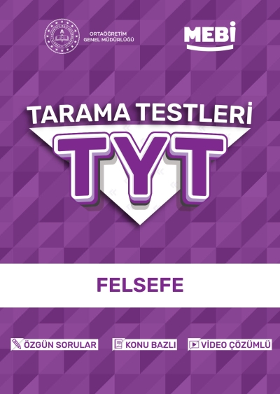 TYT Tarama Testleri Felsefe MEBİ OGM ANKA Fotokopi