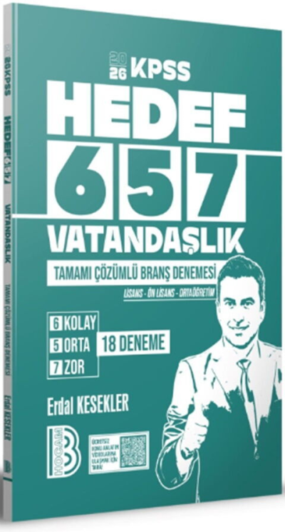 2026 KPSS Vatandaşlık 18 Branş Deneme Benim Hocam ANKA Fotokopi