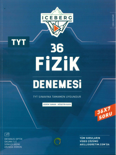 TYT Fizik Iceberg 36 Deneme Okyanus Yayınları ANKA Fotokopi