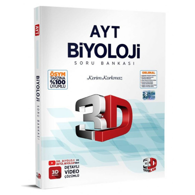 3D Yayınları Ayt Biyoloji Soru Bankası ANKA Fotokopi
