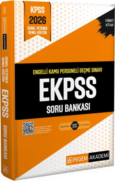 2026 E-KPSS Engelli Kamu Personeli Seçme Sınavı Soru Bankası Pegem Akademi Yayıncılık ANKA Fotokopi