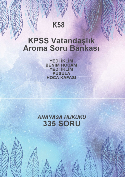 ANAYASA HUKUKU --335 SORU-- ANKA Fotokopi