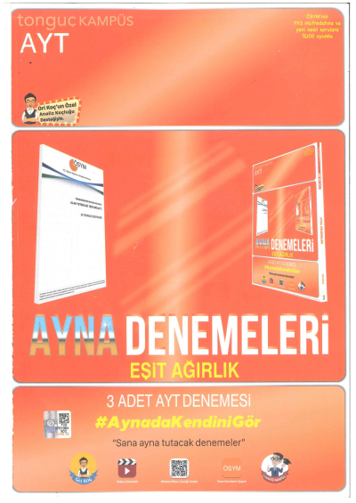 AYT Ayna Denemeleri Eşit Ağırlık ANKA Fotokopi