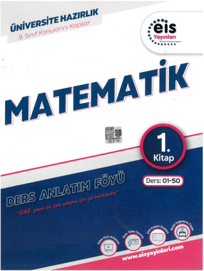 EİS Daf Matematik 1. Kitap Ders:01-50 9. Sınıf Konularını Kapsar ANKA Fotokopi