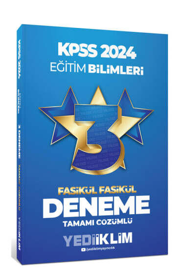 2024 KPSS Eğitim Bilimleri Tamamı Çözümlü 3 Yıldız Fasikül Deneme