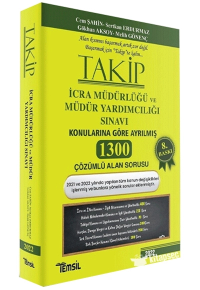 İCRA MÜDÜRLÜĞÜ VE MÜDÜR YARDIMCILIĞI SINAVI KONULARINA GÖRE AYRILMIŞ 1300 ÇÖZÜMLÜ ALAN SORUSU ANKA Fotokopi