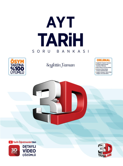 3D AYT TARİH SORU BANKASI ANKA Fotokopi