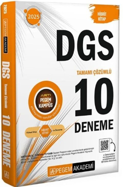 2025 DGS 10 Deneme Pegem Yayınları ANKA Fotokopi