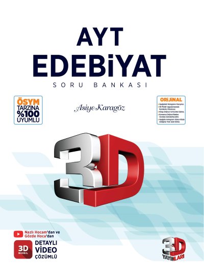 3D AYT EDEBİYAT SORU BANKASI ANKA Fotokopi