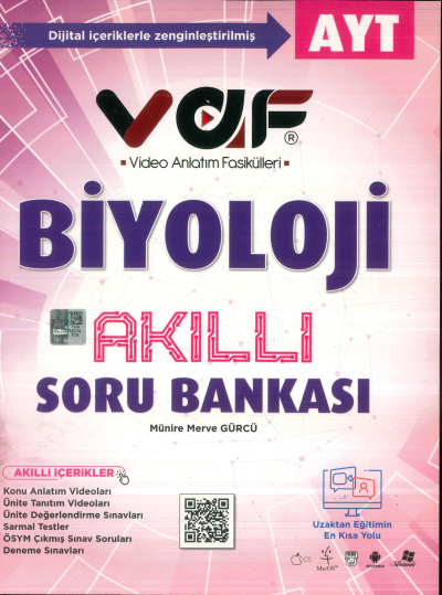 AYT Biyoloji Soru Bankası Vaf Yayınları ANKA Fotokopi