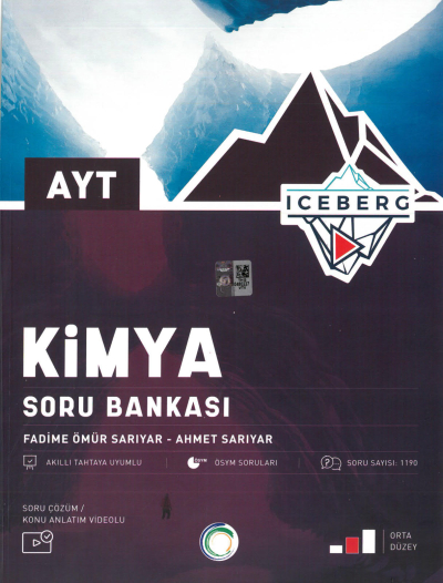 AYT ICEBERG Kimya Soru Bankası Orta Düzey ANKA Fotokopi