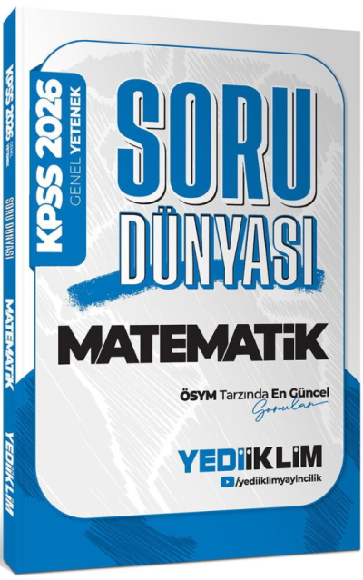 2026 KPSS Genel Yetenek Matematik Soru Dünyası Yediiklim Yayınları ANKA Fotokopi