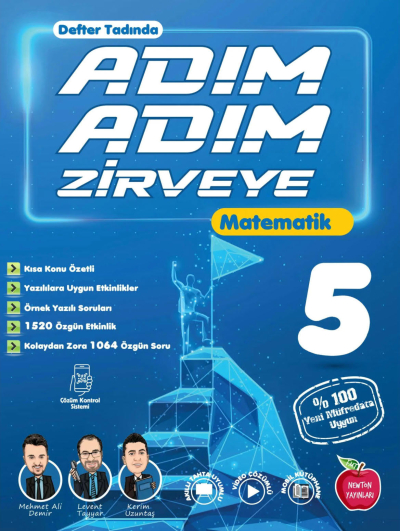 5. Sınıf Matematik Adım Adım Zirveye Newton Yayınları ANKA Fotokopi