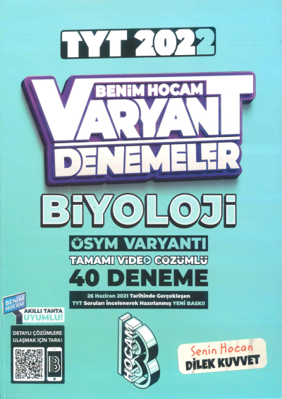 TYT BİYOLOJİ VARYANT 40 DENEME ANKA Fotokopi